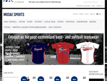 Tablet Screenshot of mosaesports.com